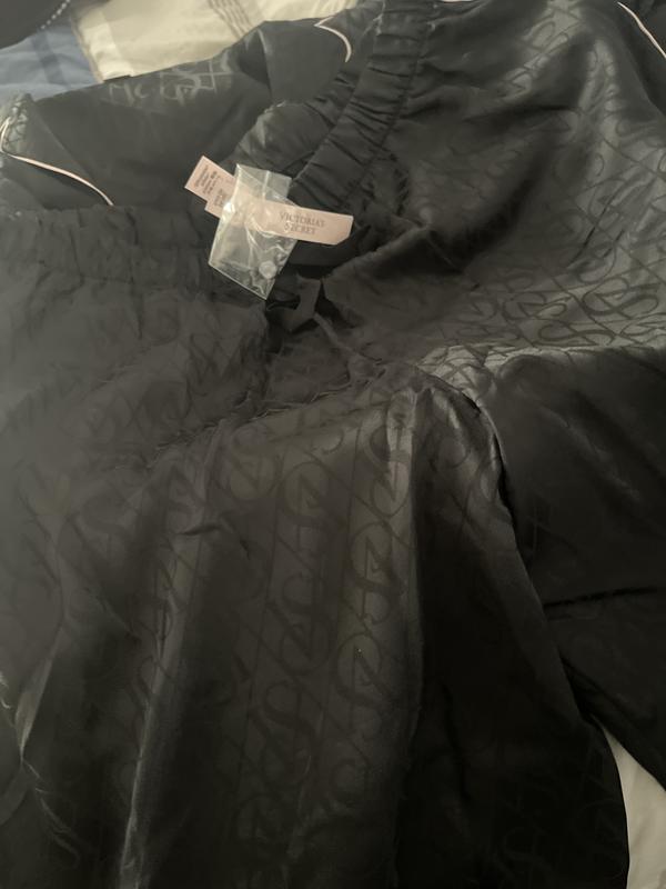 Glazed Satin Long Pajama Set