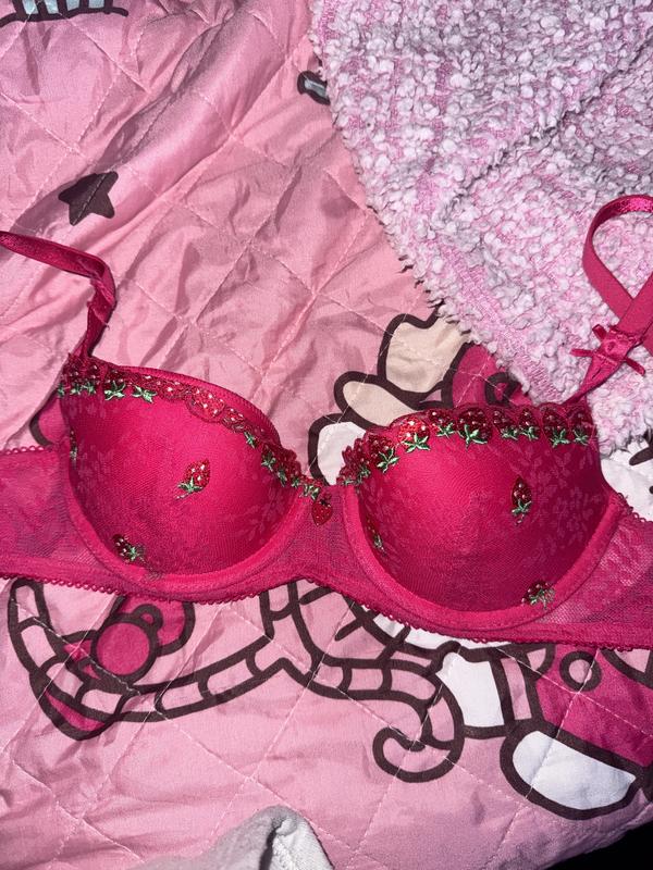 Buy PINK Wink™ Push-Up Balconette Bra, Red Pepper - Order Bras