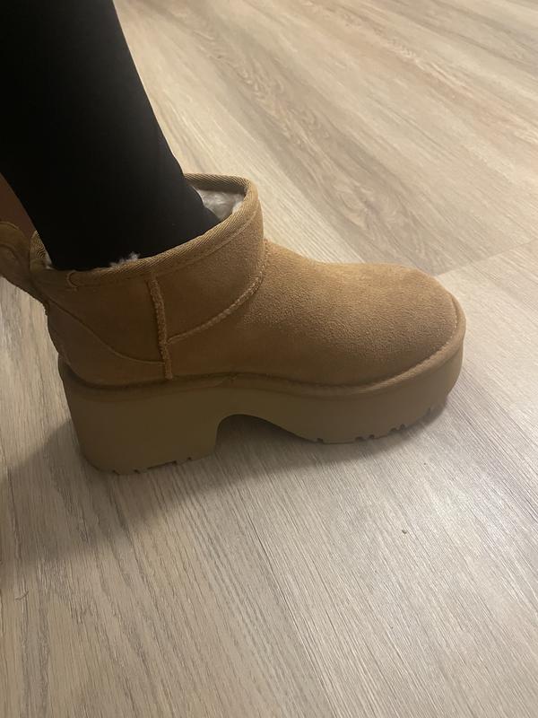 Buy Classic Ultra Mini New Heights Boots, Chestnut - Order Shoes