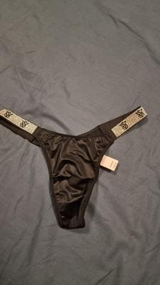 Shine strap Victoria's Secret panties available upon request only, the  panties in the picture are 2 days wear without front wipe, a play session  and extra sweaty workout, age verification is a