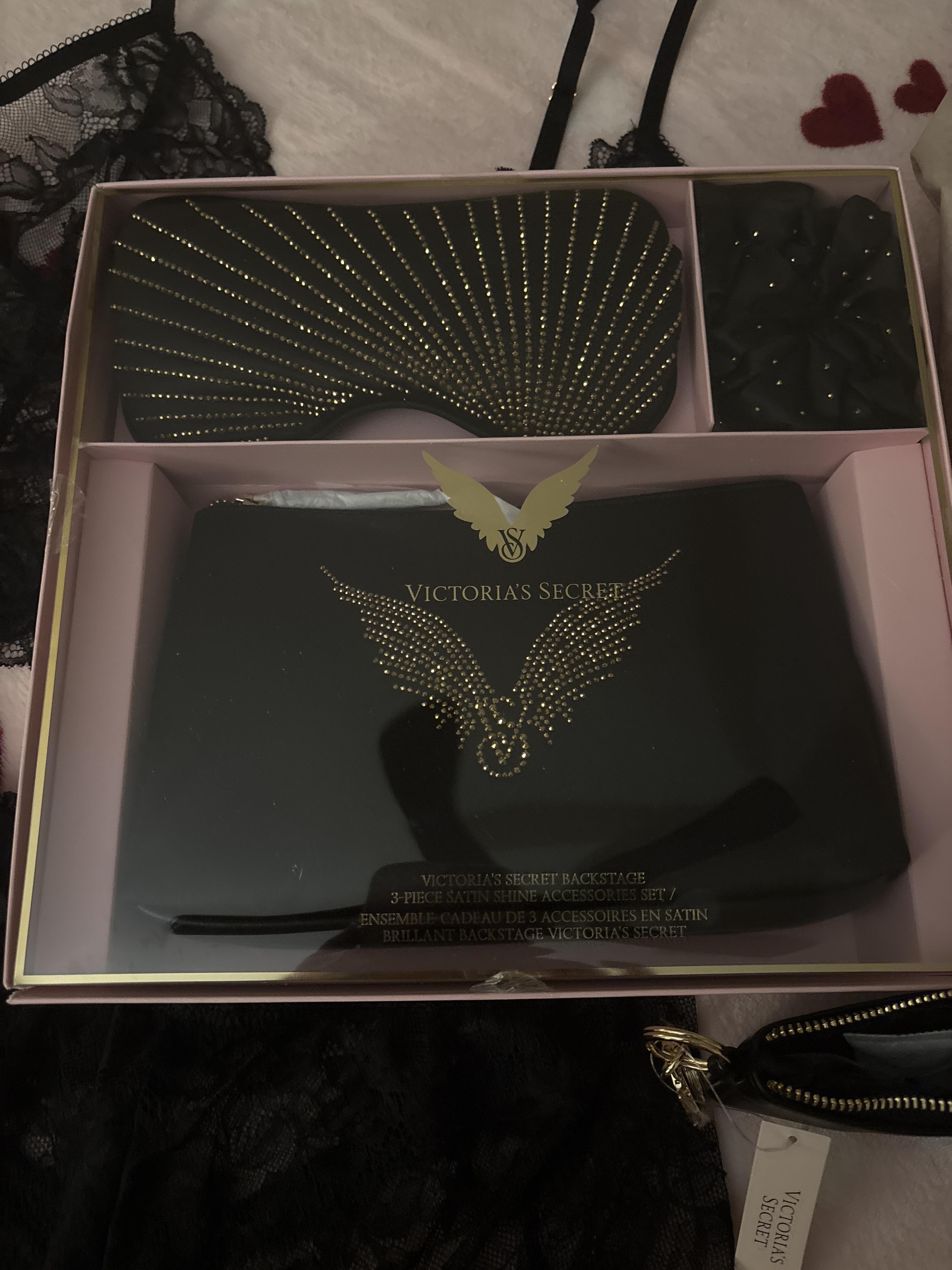 Buy Victoria's Secret Backstage 3-Piece Satin Shine Accessories