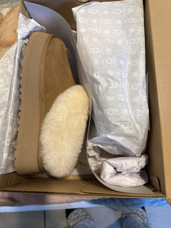 UGG® Tazzelle Genuine Shearling Collar Slipper (Women) | Nordstrom
