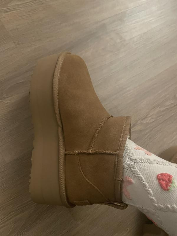 Alexandra's photo of the Classic Ultra Mini Platform Boots. Photo 3 of 3