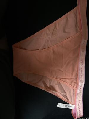Mutande Victoria s Secret XS tanga mutandine perizoma panty rosa logo