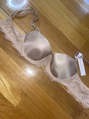 Smooth Lightly Lined Balconette 1093311-S:PANTONE Sand Dollar:42DDD