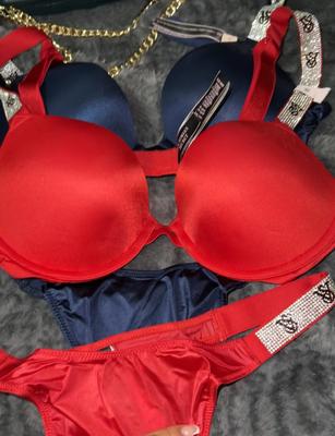 Victoria'S Secret Padded  Very Sexy Add 2 Cups Lace Shine Strap Push Up Bra  - Womens · Clean Livin Life