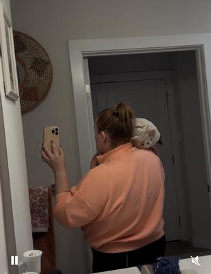 Kate's photo of the Ivy Fleece Quarter-Zip Sweatshirt. Photo 1 of 1. Review Image shared by Kate