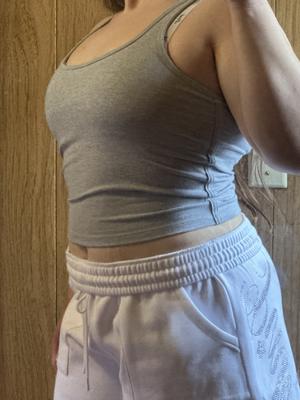 All-Day Cotton Square-Neck Bra Tank