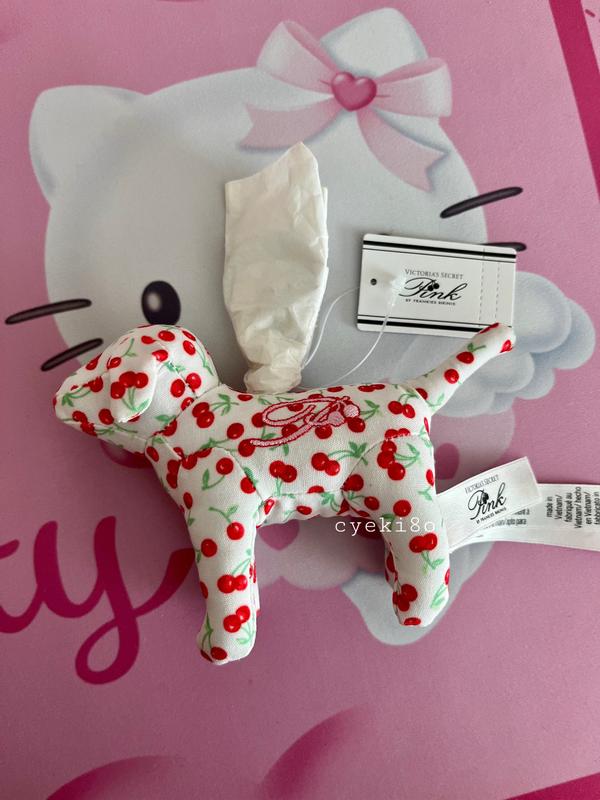 Buy PINK Micro Dog™ Keychain Charm, Yellow Ditsy Dot - Order Toys