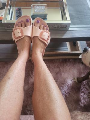 Melissa's photo of the Madrid EVA Big Buckle Sandals. Photo 2 of 2