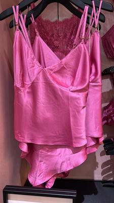 Satin Open-Back Cami & Shorts Set