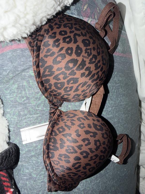 Victoria's Secret PINK Wear Everywhere SUPER PUSH-UP (Bombshell) Bra CAMO 32's - Foto 8