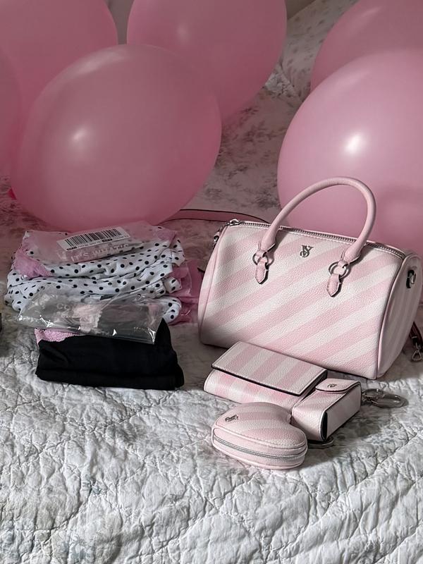 Buy Mini Duffle Crossbody Bag, Black Debossed - Order Bags online