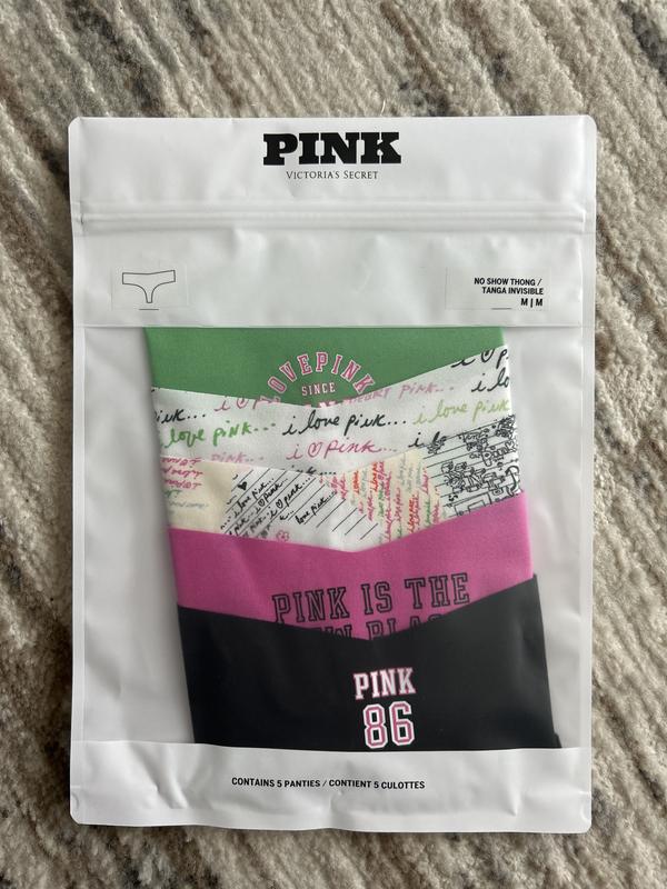 5-Pack No-Show Thong Panties