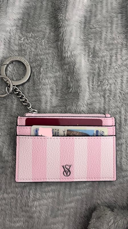 Victoria's Secret キーホルダー　カードケース　セット クラシック カードケース キーホルダー, ブラック ナパを購入 - Small