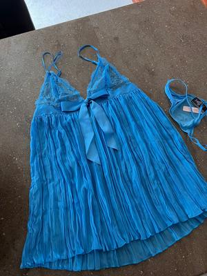 Victoria Secret Pleated Babydoll Slip Dress