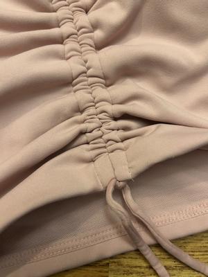 Relay Ruched Plunge Sports Bra
