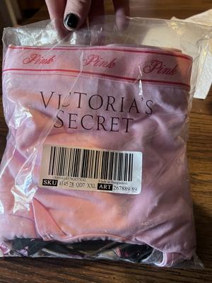 Victorias Secret Pink cotton extra low rise boy short Panty wine red Medium  – Contino