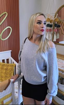 Off The Shoulder Sweatshirt