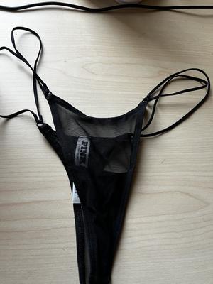 Ella's photo of the Logo Mesh Strappy Micro Thong Panty. Photo 1 of 1. Review Image shared by Ella