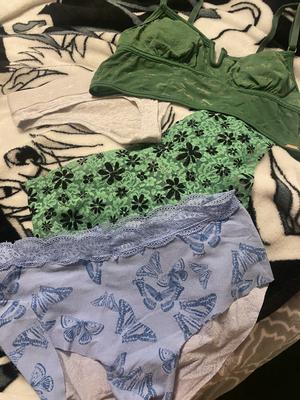Forest Green Bra Lace Unwired Bralette Sexy Lounge Lingerie Women Statement  Underwear -  Canada