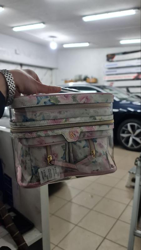 BWWKTOP Violette Kosmetiktasche – Mit Reißverschluss, 23x16,5 Cm