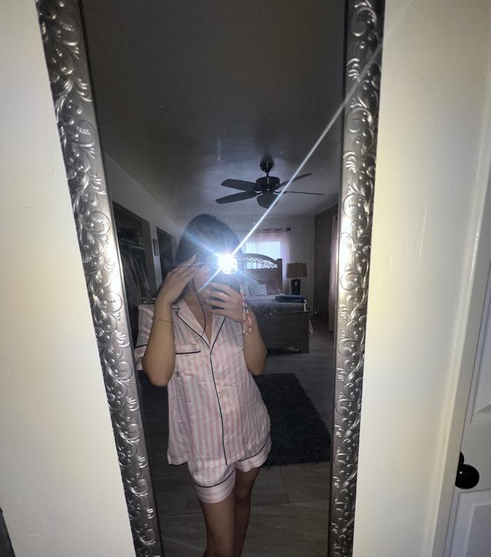 Glazed Satin Short Pajama Set