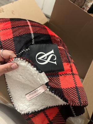 Victoria secret best sale plaid blanket