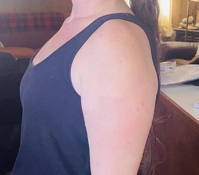 April's photo of the Unlined Wireless Posture Corrector Bra. Photo 1 of 2