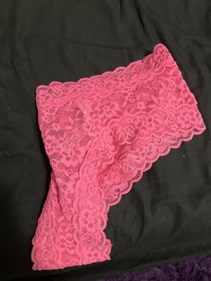 olivia's photo of the Lace Strappy-Back Cheeky Panty. Photo 1 of 3. Review Image shared by olivia