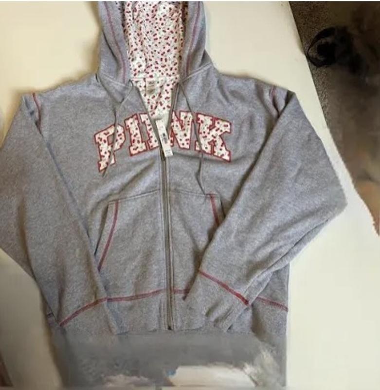 Buy Berry Full Zip Hooded Sweatshirt, Blue Quartz - Order Hoodies