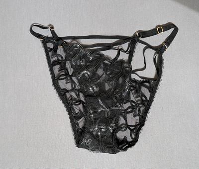 Buy Embroidered Mesh Strappy Cheekini Panty - Order Panties online  1123220100 - Victoria's Secret US