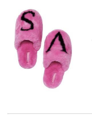 Buy Closed-Toe Faux Fur Slippers - Order Slippers online 5000008198 -  Victoria's Secret US