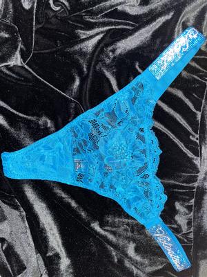 Shine strap Victoria's Secret panties available upon request only, the  panties in the picture are 2 days wear without front wipe, a play session  and extra sweaty workout, age verification is a