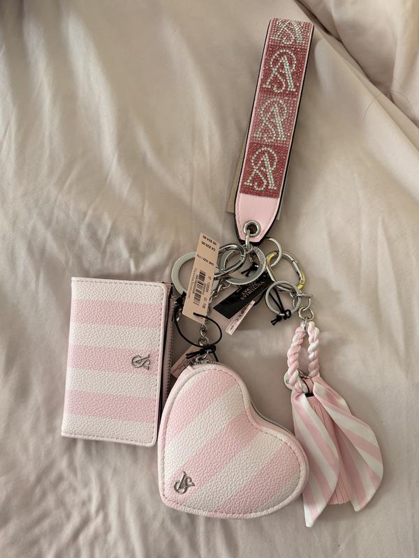 Buy Heart Pouch Keychain, Heritage Stripe - Order Small