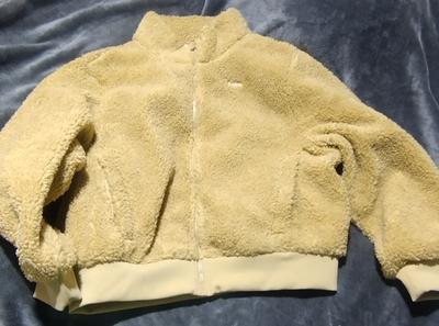 アウターその他 BOSS Plush Teddy Cropped Coat BOSS - Cropped coat in plush teddy fabric - Light Beige