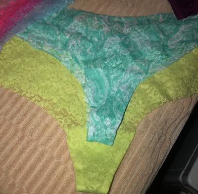  Victoria's Secret Pink No Show Thong Panty/Underwear Multicolor  New (as1, alpha, m, regular, regular) : Clothing, Shoes & Jewelry
