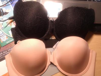 Victoria's Secret Black 36D Bare Sexy Illusions Uplift Padded