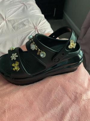 サンダル・ミュール CROCS Women Sandals 207989 CLASSIC MEGA CRUSH SANDAL 001 Bla s-l1200.jpg