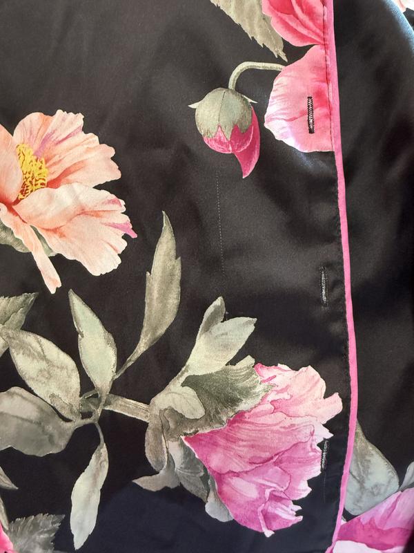 Glazed Satin Long Pajama Set