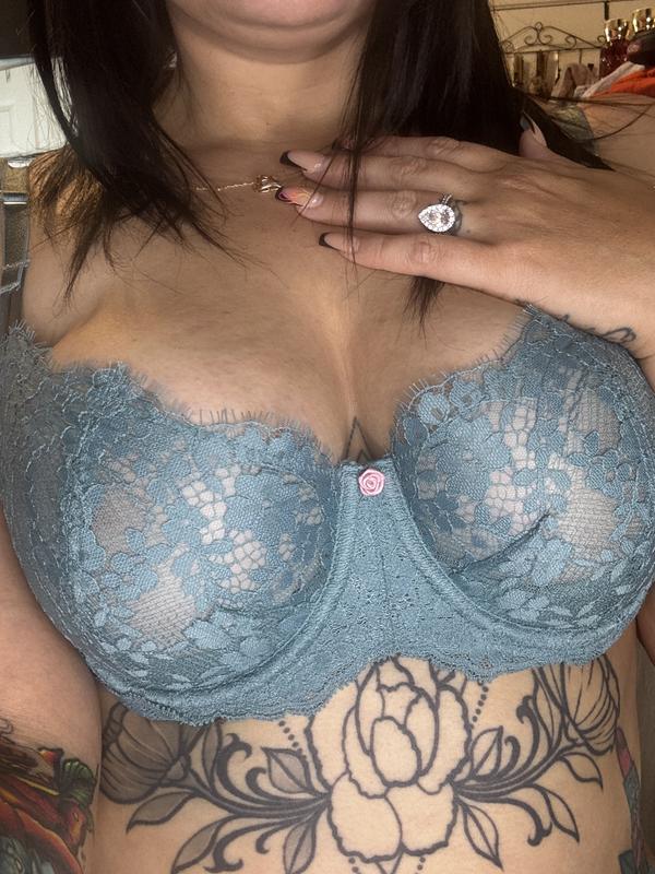 Wicked Twinkle Strap Unlined Lace Balconette Bra