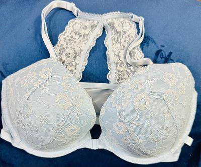 CRAZY Sexy Lace Transparent 3/4 Cup Bra Set Underwear Bra and  Panties-blue-85C : : Clothing, Shoes & Accessories