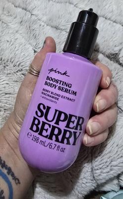 Heather's photo of the Boosting Super-Berry Body Serum. Photo 1 of 3. Review Image shared by Heather