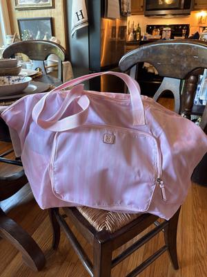 ☆Victoria's secret PINKお洒落なシンプルピンクダッフルバッグ Buy Weekender Bag, Heritage Stripe - Order Travel online