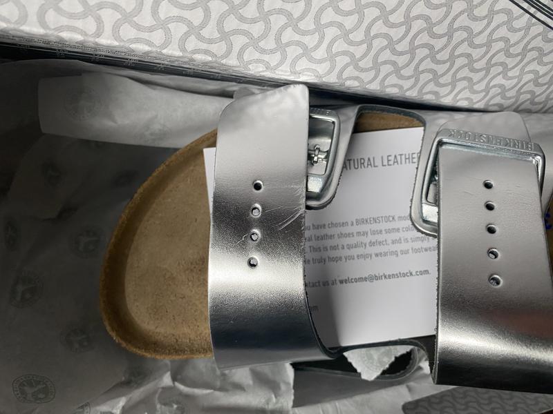 Customer photo for "Very stylish! Love the shiny silver!!"