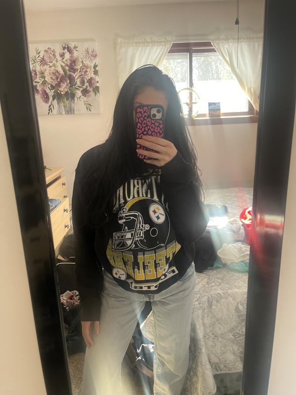 Brianna's photo of the Steelers Helmet Crew Fleece Sweatshirt. Photo 1 of 1