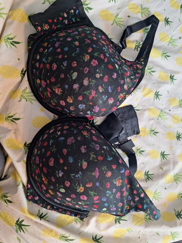 Buy Sheer Mesh Push-Up Bra, Berry Bliss - Order Bras online