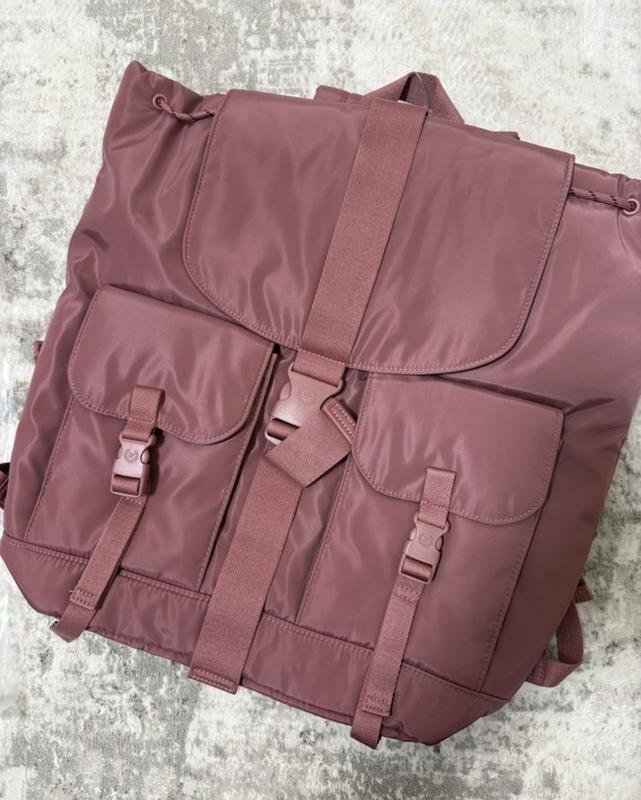 Buy Nylon Cargo Backpack, Soft Begonia - Order Bags online 