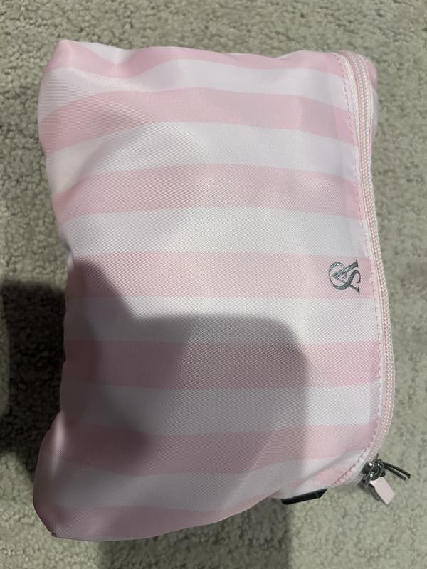 Sac Bleu Pliable PINK Victoria's Secret Avec Sangle Multicolore - Neuf Avec étiquettes