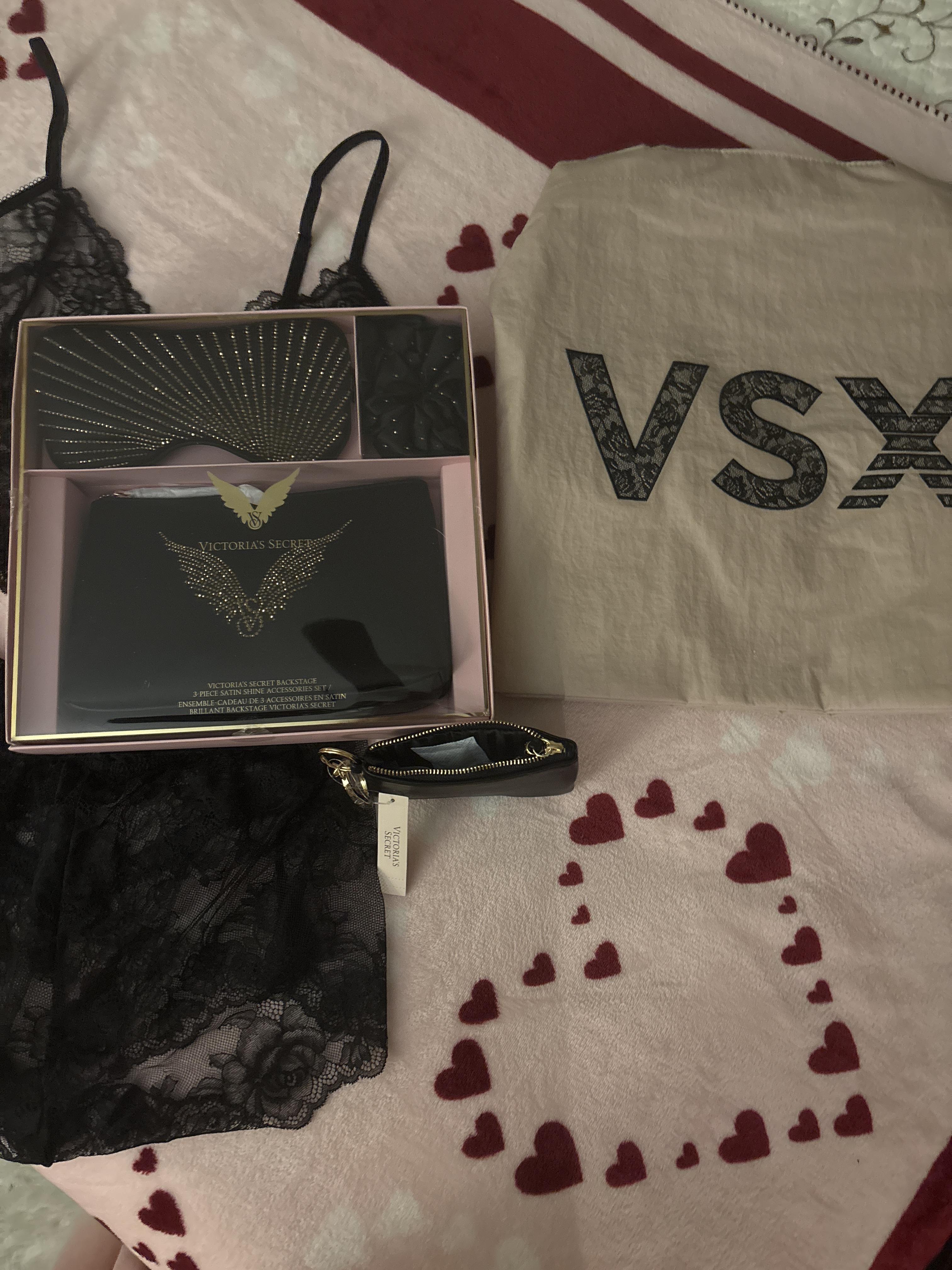 Buy Victoria's Secret Backstage 3-Piece Satin Shine Accessories